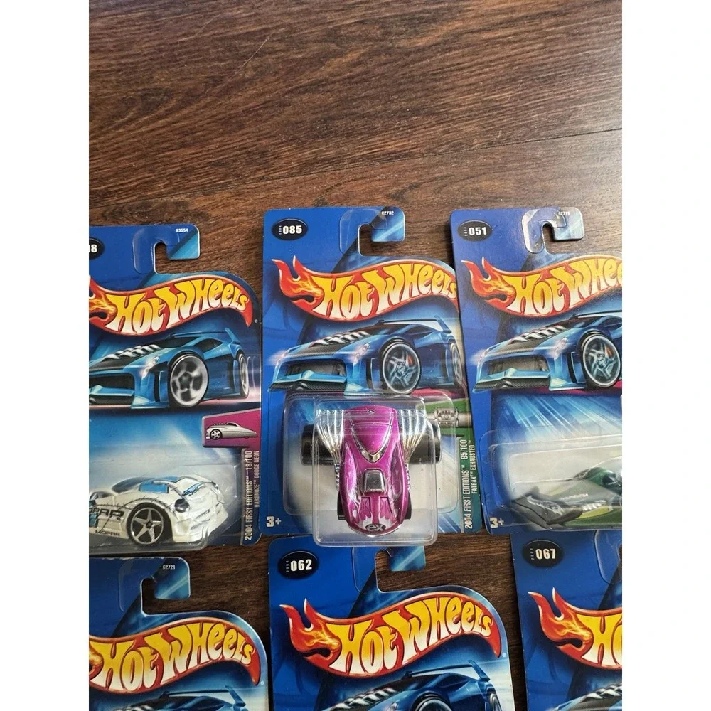 2004 Hot Wheels Hot 100 First Editions Lot of 7 Fatbax Crooze Hardnoze NIP
